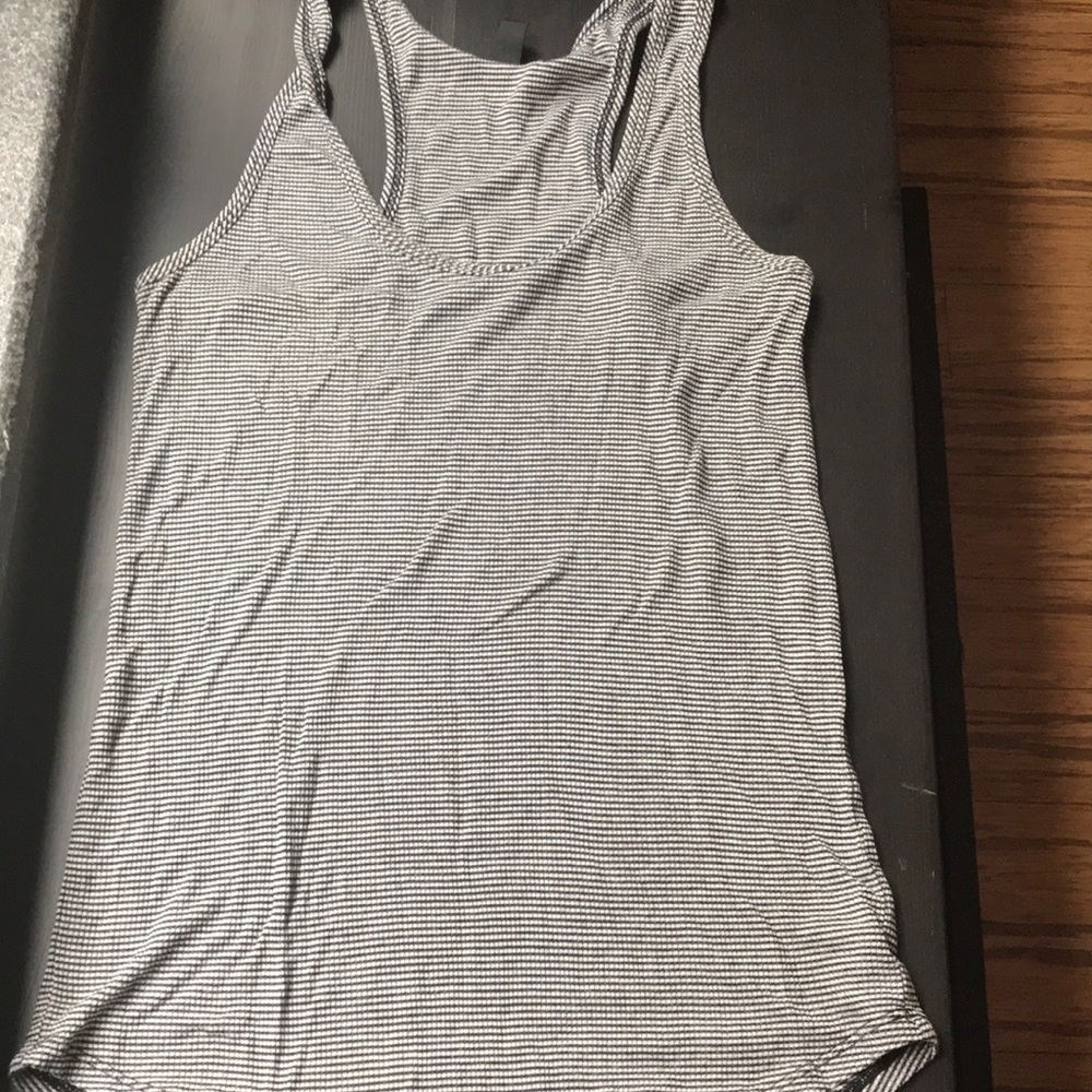 Striped j crew tank